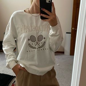NWOT Cream Crewneck Princess Polly
